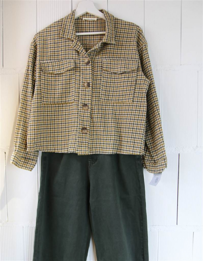 CAMISA DOS BOLSOS CUADROS