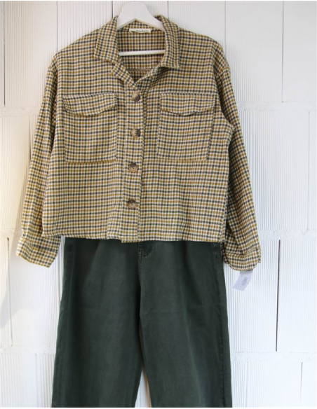 CAMISA DOS BOLSOS CUADROS