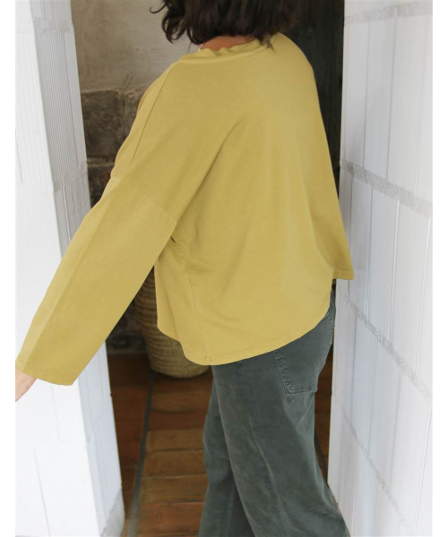 CAMISETA BASIC MOSTAZA 2