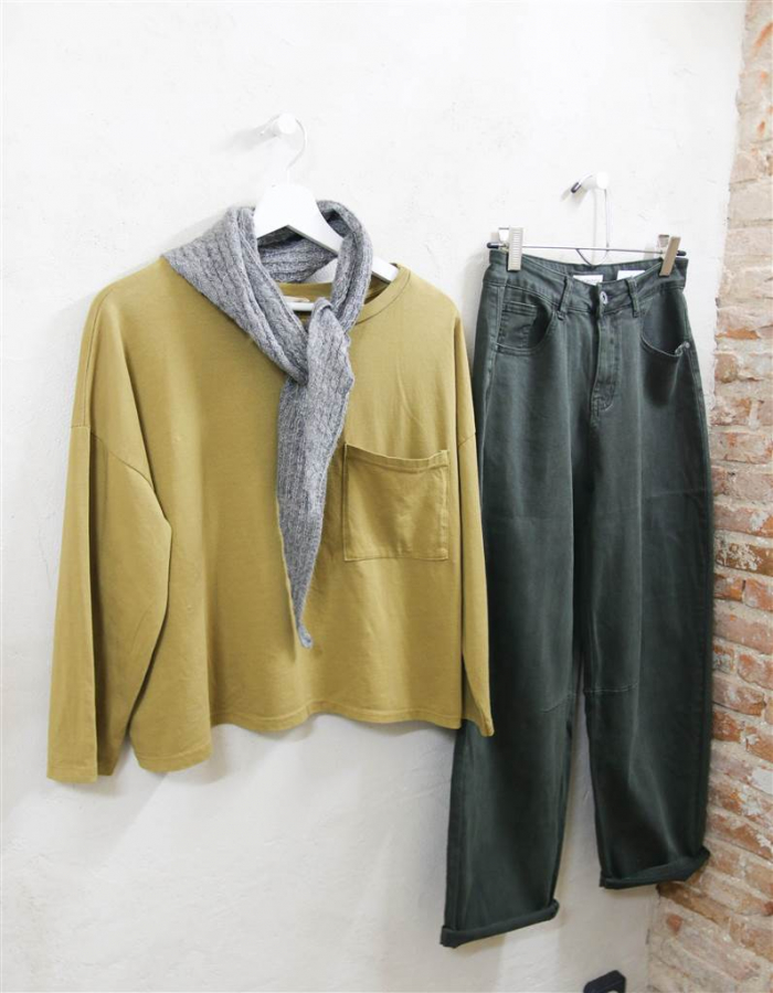 CAMISETA BASIC MOSTAZA