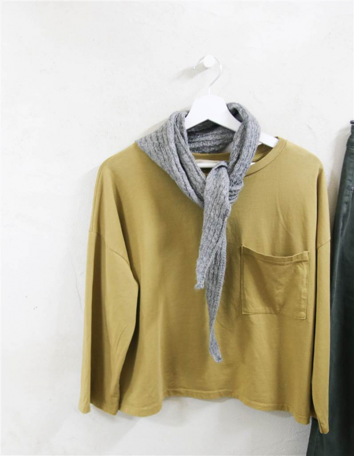 CAMISETA BASIC MOSTAZA