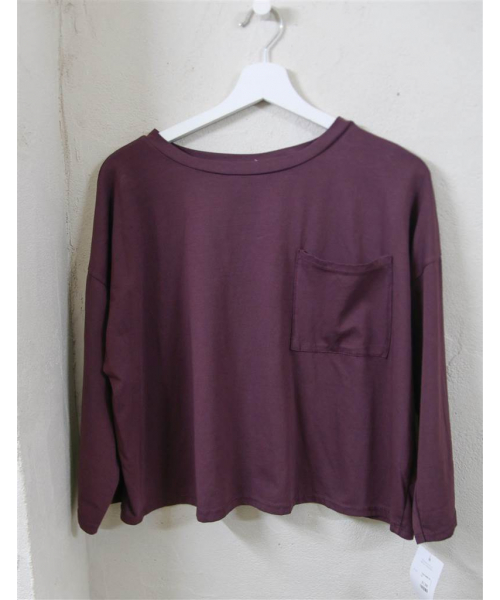 CAMISETA BASIC BERENJENA 2