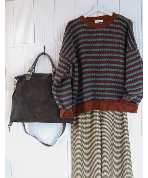 BOLSO MOCHILA CHOCOLATE