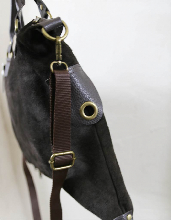 BOLSO MOCHILA CHOCOLATE