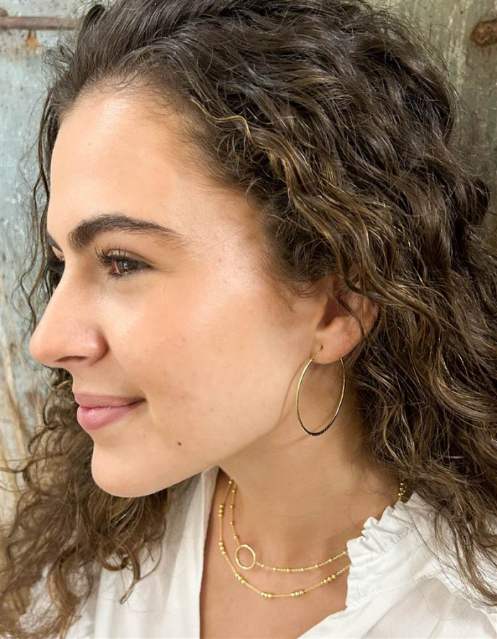 CADENA BOLITAS ORO LISBOA