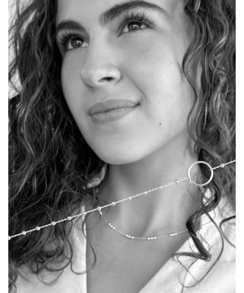 COLLAR CÍRCULO PLATA 2