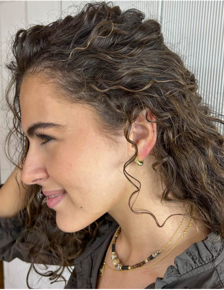 COLGANTE DÁLMATA Y CERÁMICA ORO