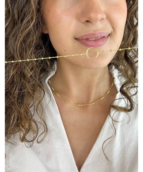 COLLAR CÍRCULO ORO