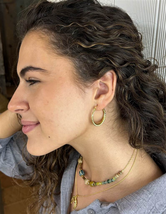 COLGANTE  LUNA BOHO ORO