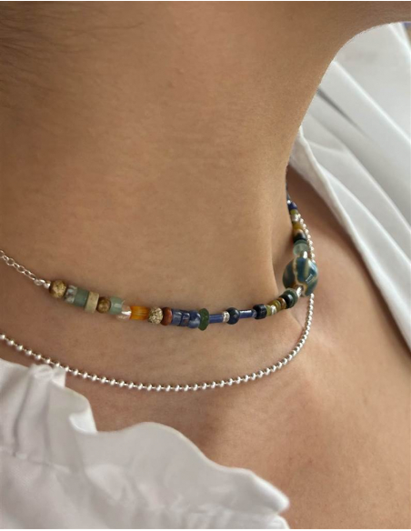 COLGANTE ELEFANTE LAPISLÁZULI PLATA