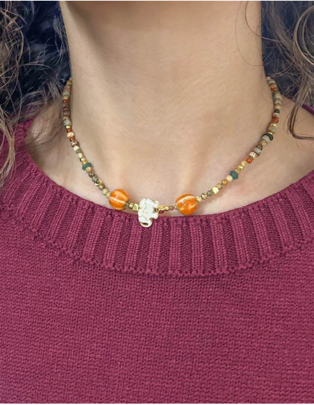 COLGANTE  ELEFANTE Y OJO DE BUEY