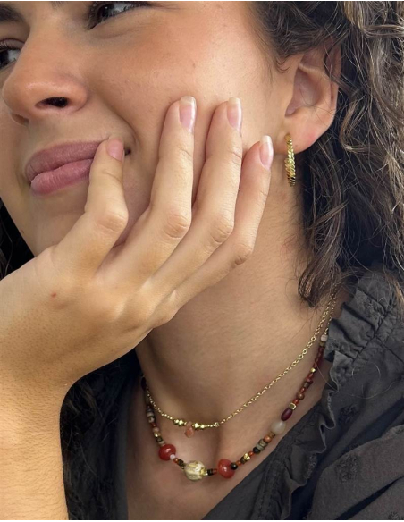 COLGANTE PERIDOTO ORO