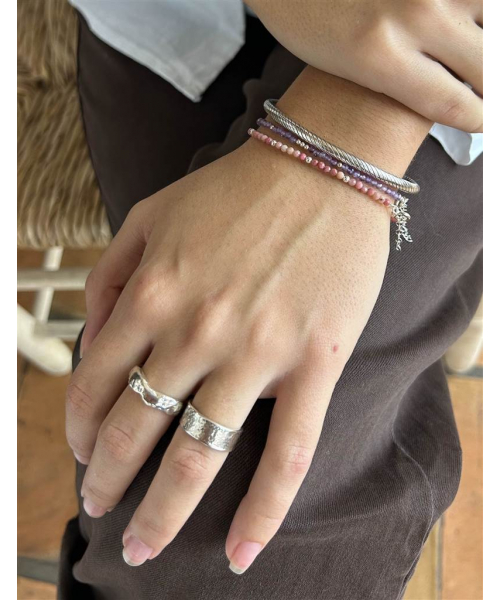 ANILLO TROQUELADO PLATA