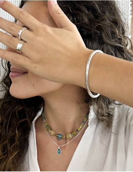 ANILLO TROQUELADO PLATA