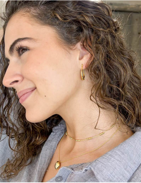 COLGANTE ORGÁNICO ORO