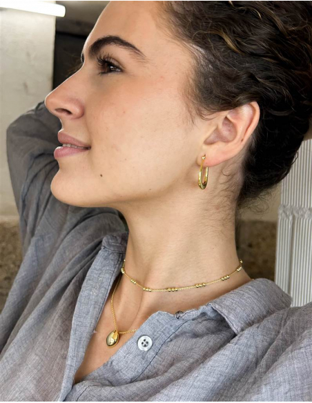 COLGANTE ORGÁNICO ORO