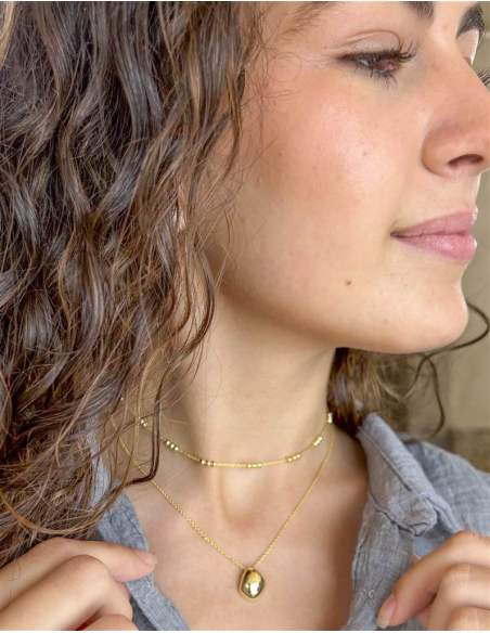 COLGANTE ORGÁNICO ORO