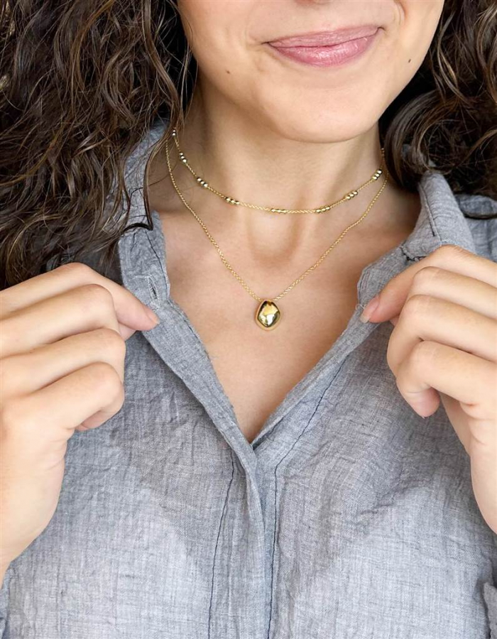 COLGANTE ORGÁNICO ORO