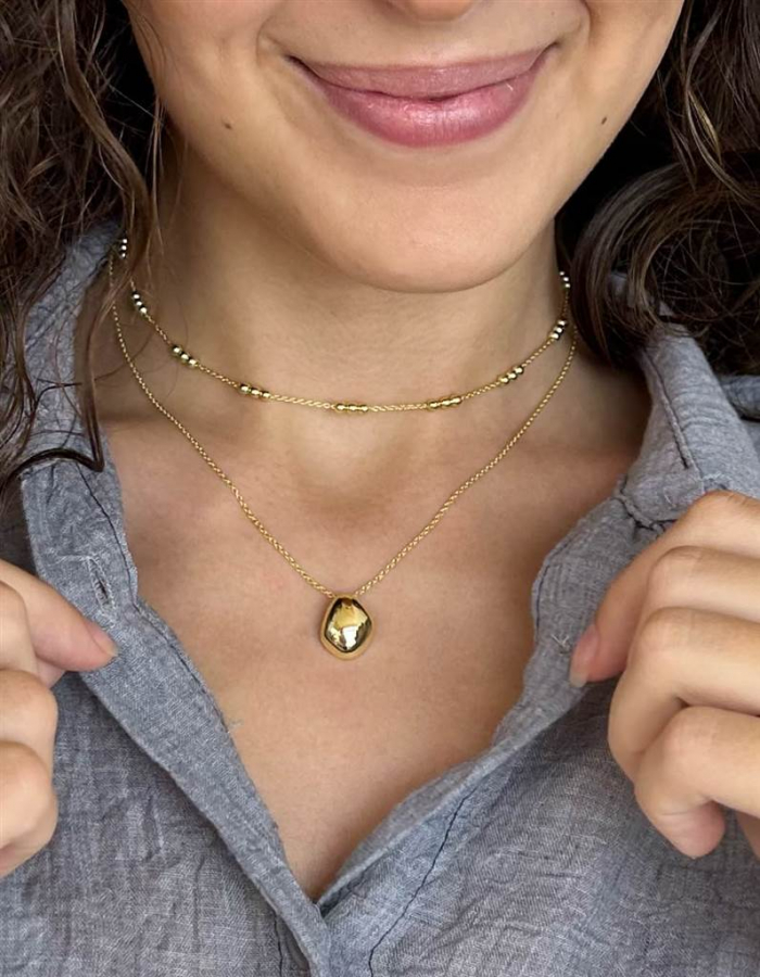 COLGANTE ORGÁNICO ORO