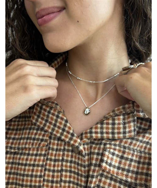 COLGANTE ORGÁNICO PLATA