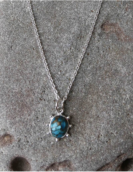 COLGANTE  TURQUESA CAPRI