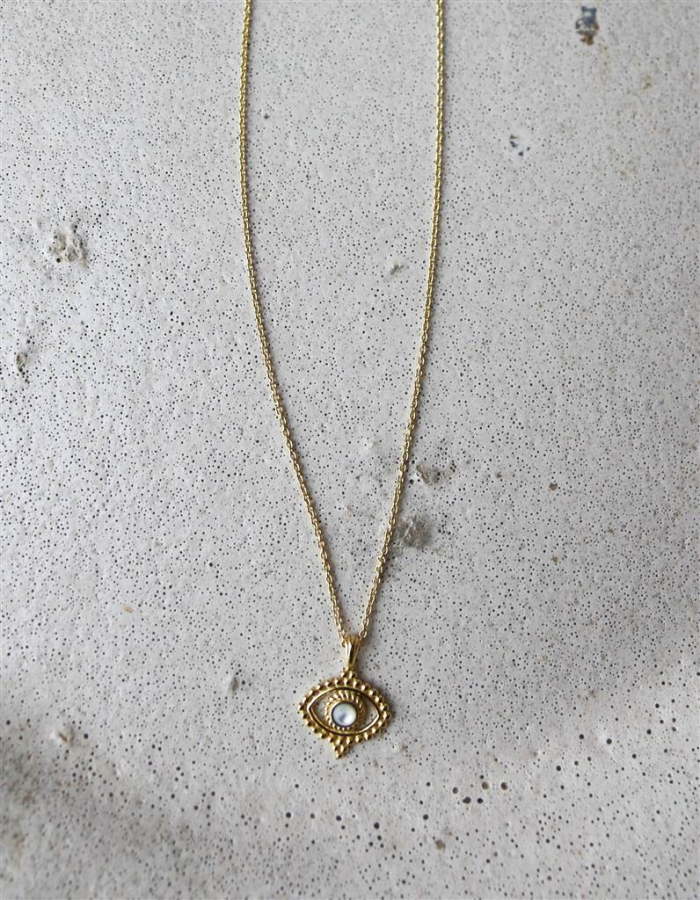 COLGANTE OJITO BOHO ORO