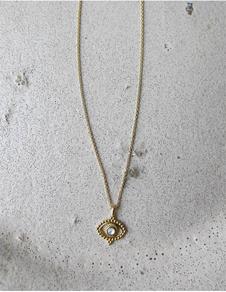 COLGANTE OJITO BOHO ORO