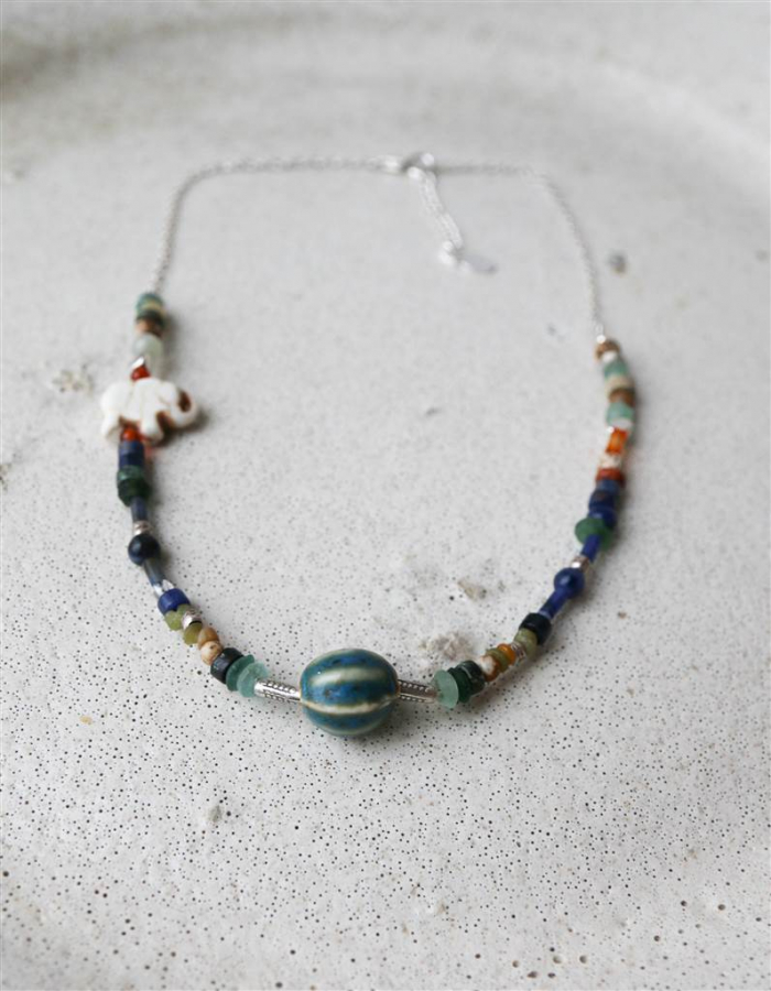 COLGANTE ELEFANTE LAPISLÁZULI PLATA