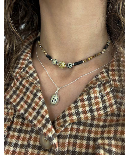 COLGANTE DÁLMATA  PLATA