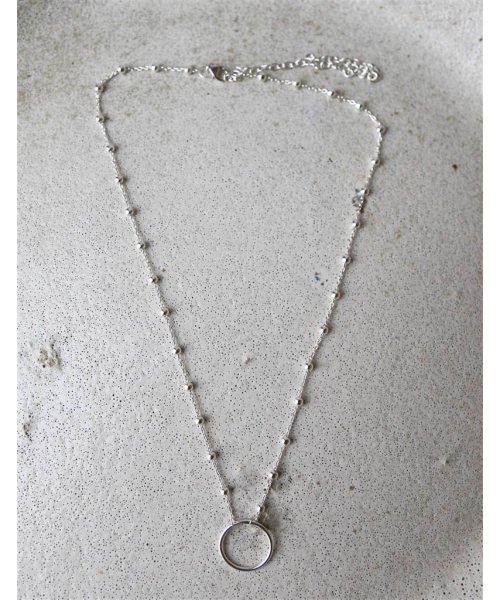 COLLAR CÍRCULO PLATA