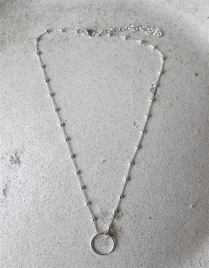 COLLAR CÍRCULO PLATA