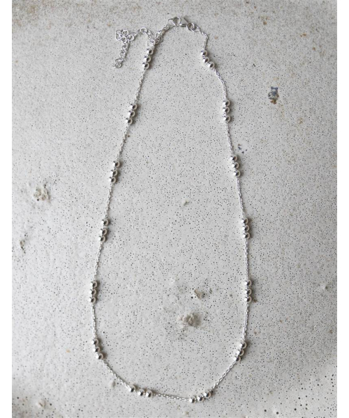 CADENA BOLITAS LISBOA PLATA 2