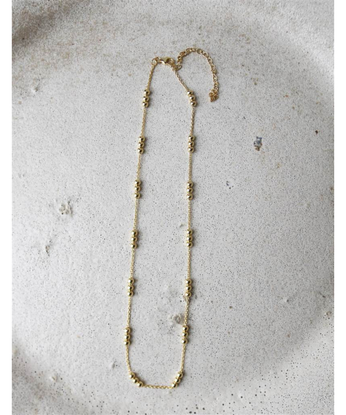 CADENA BOLITAS ORO LISBOA 2