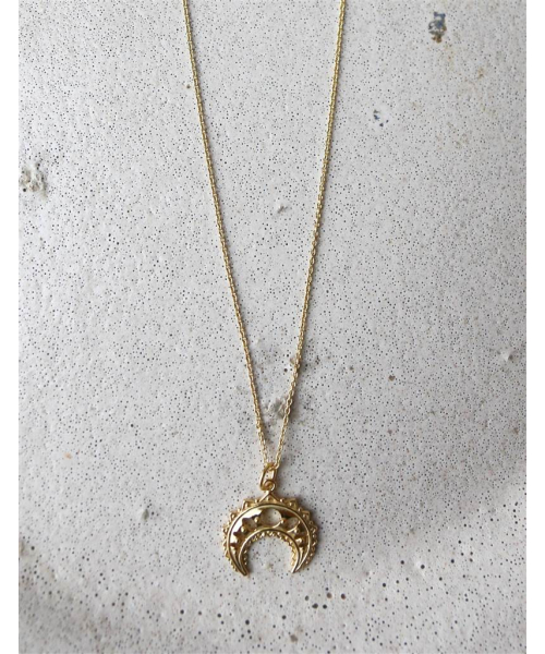 COLGANTE  LUNA BOHO ORO 2