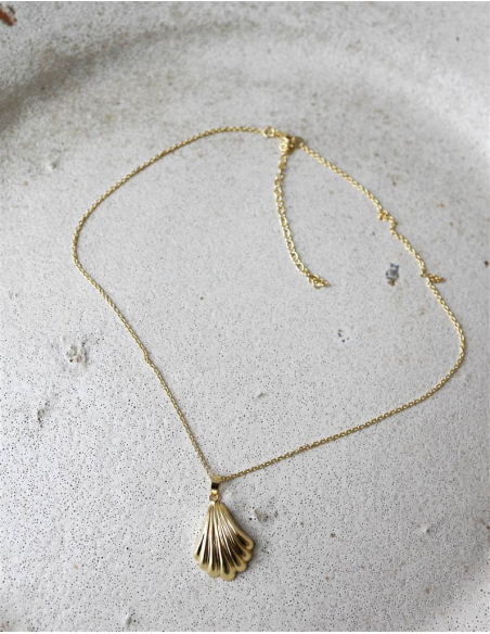 COLGANTE CONCHA RETRO ORO