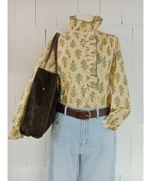 CAMISA  ESTELA MOSTAZA