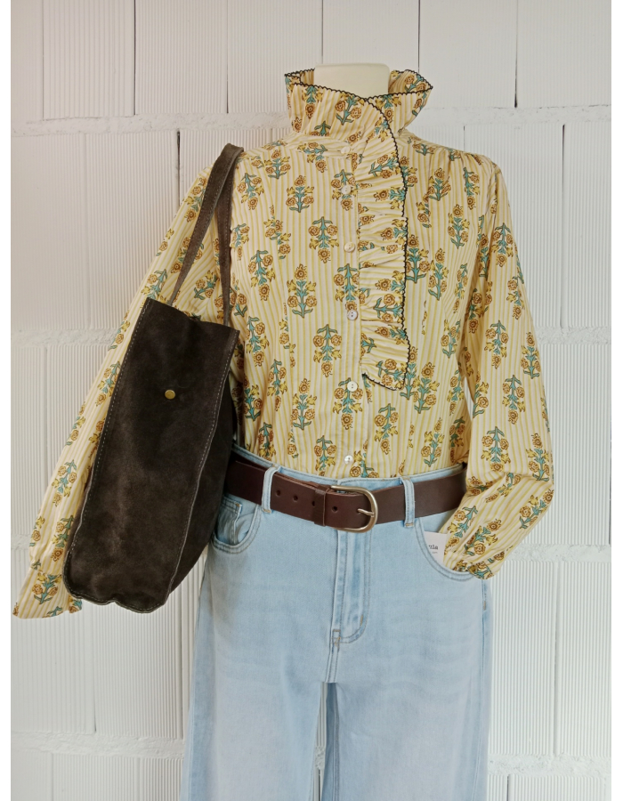 CAMISA  ESTELA MOSTAZA