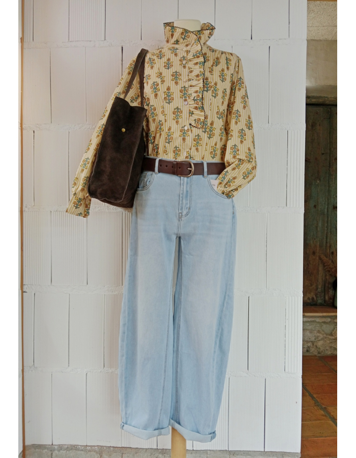 CAMISA  ESTELA MOSTAZA