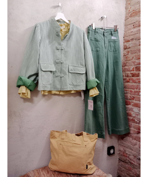 CHAQUETA  MAR  VERDE