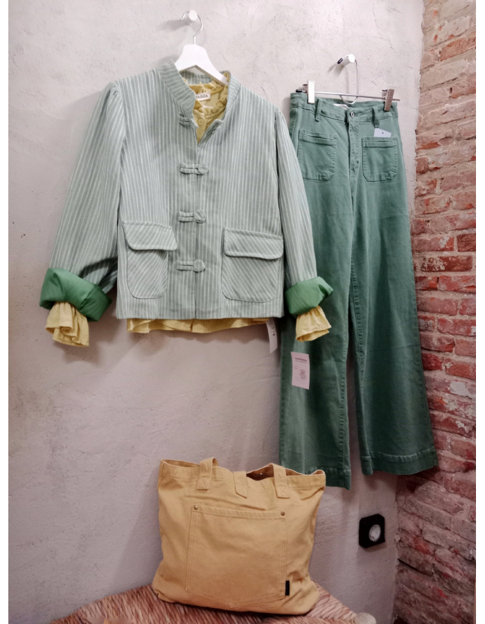 CHAQUETA  MAR  VERDE