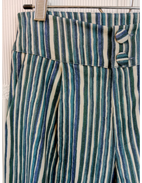 PANTALÓN  RAYA AZUL
