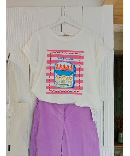 CAMISETA SARDINA BLANCA 2