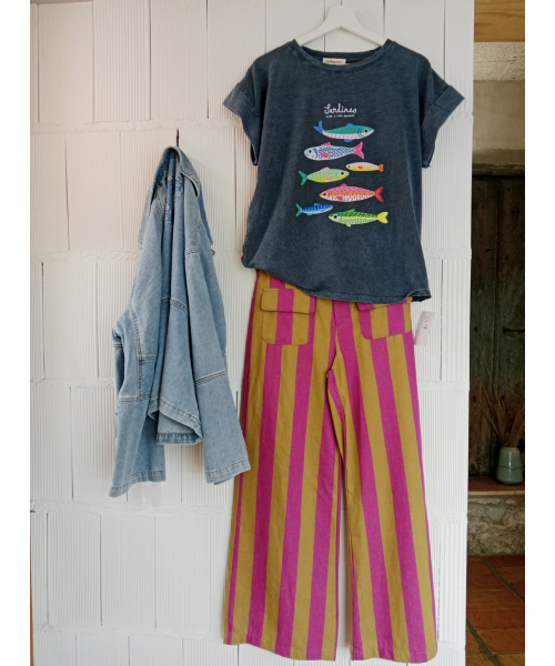 PANTALÓN  RAYA  ANCHA LOLA