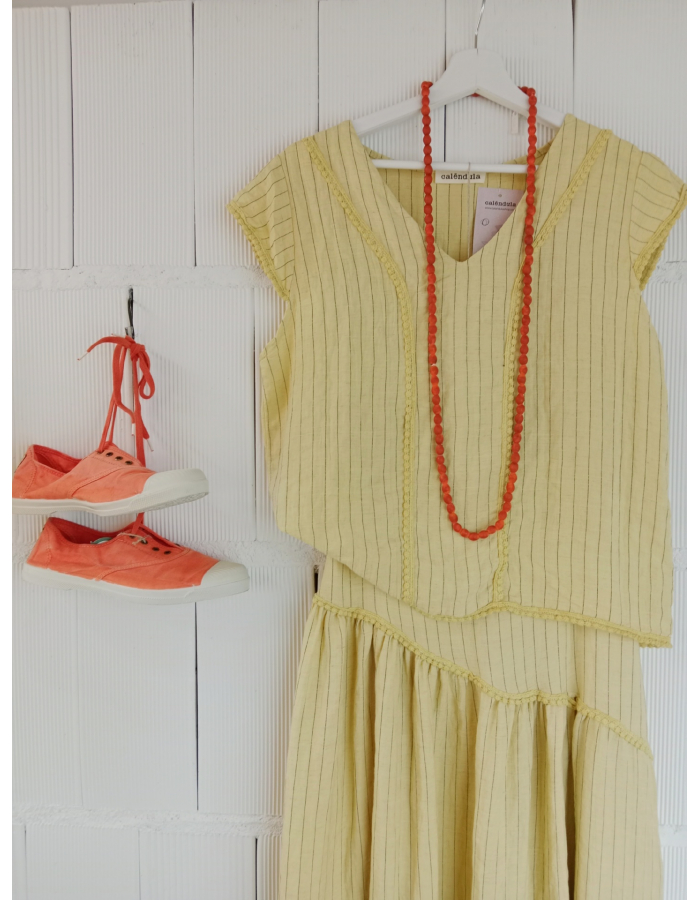 CAMISA MENORCA AMARILLA