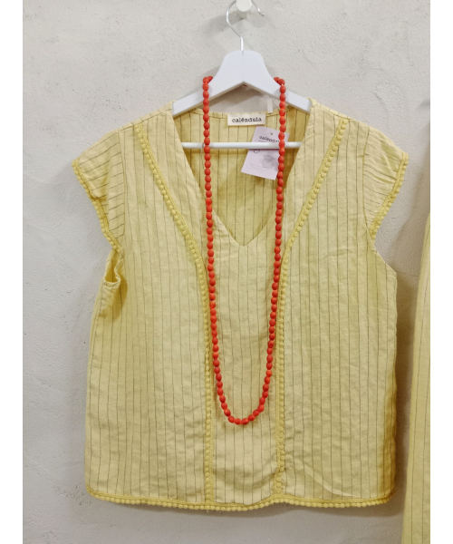 CAMISA MENORCA AMARILLA 2