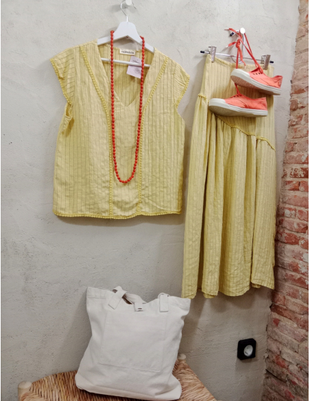 CAMISA MENORCA AMARILLA