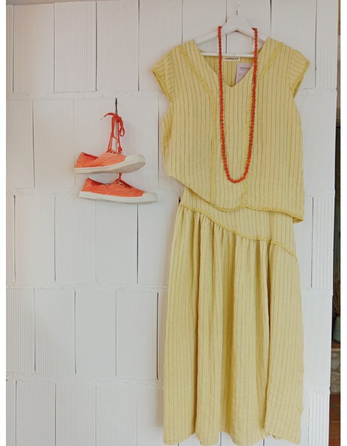 CAMISA MENORCA AMARILLA