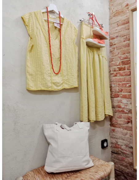 FALDA MENORCA AMARILLA