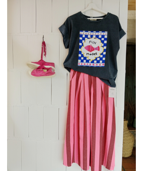 CAMISETA SARDINA  AZUL