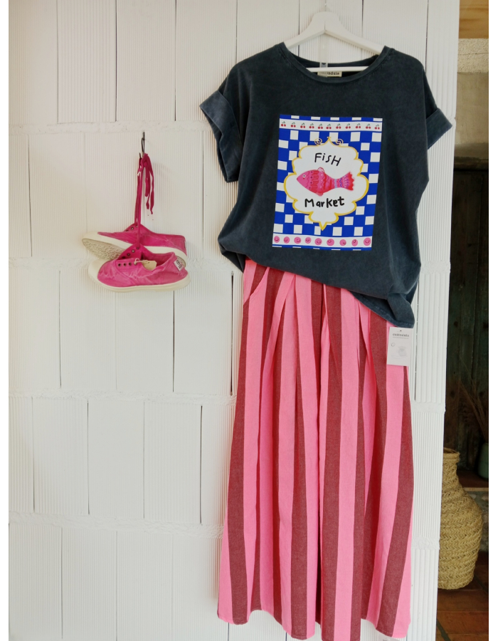 CAMISETA SARDINA  AZUL